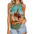 Baha Ranch Eight Second Bull Ride Rodeo Tank Top