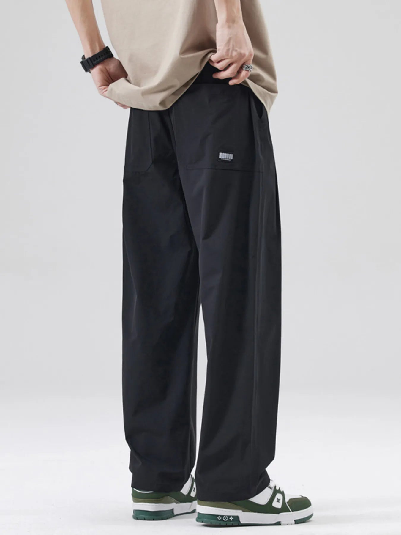 Men's Full Size Wide Leg Casual Pants Plus Size