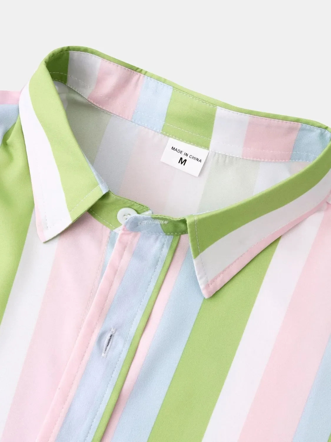 Men's Striped Collared Neck Shirt
