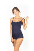 EGi Luxury Wool Silk Camisole Spaghetti Straps Top. Proudly Made in Italy (1407)