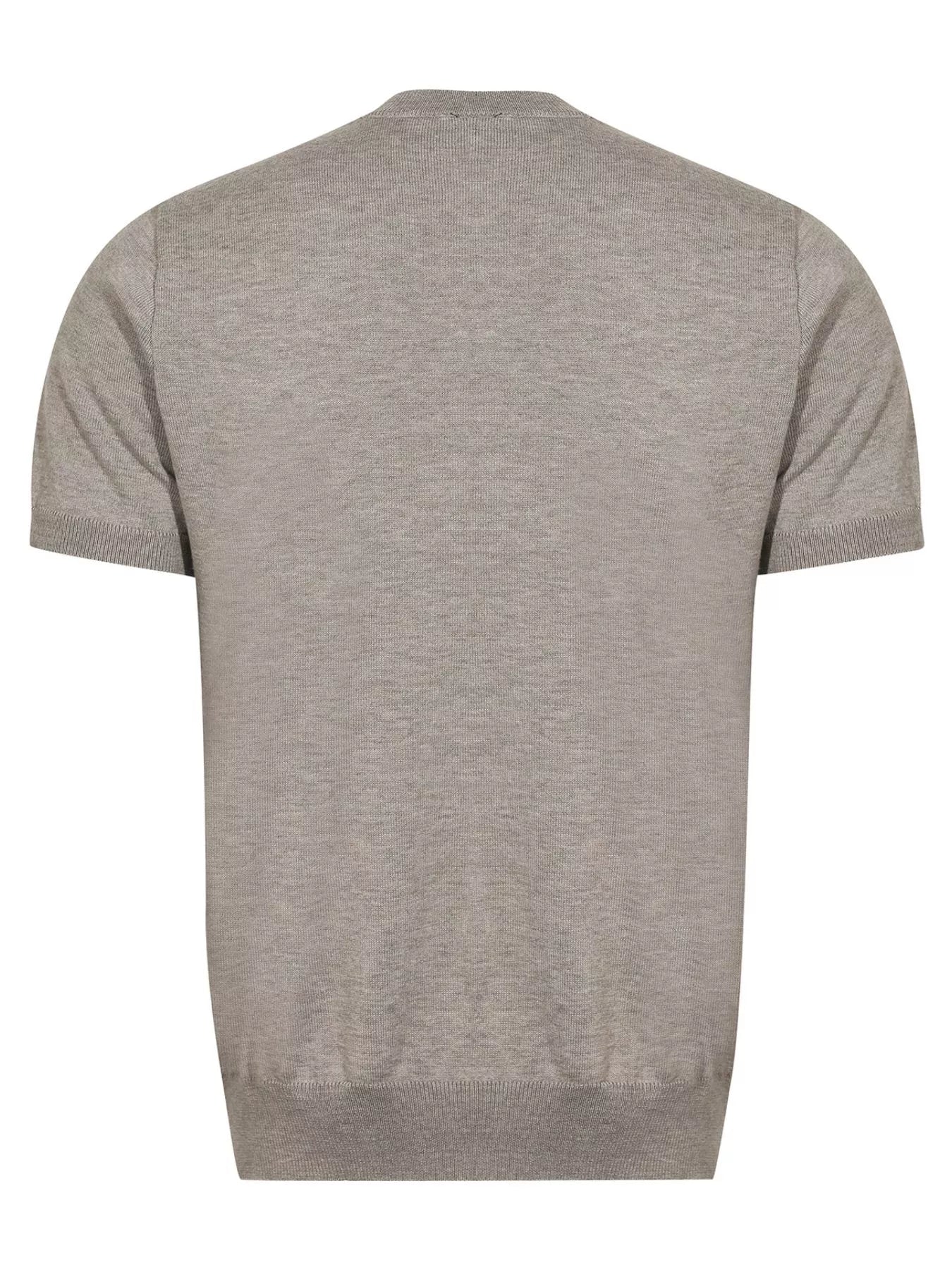 Men's Cable Knit Short Sleeve Knit Top