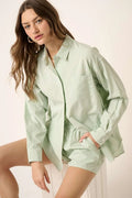 Mittoshop Striped Shirt and Shorts Set
