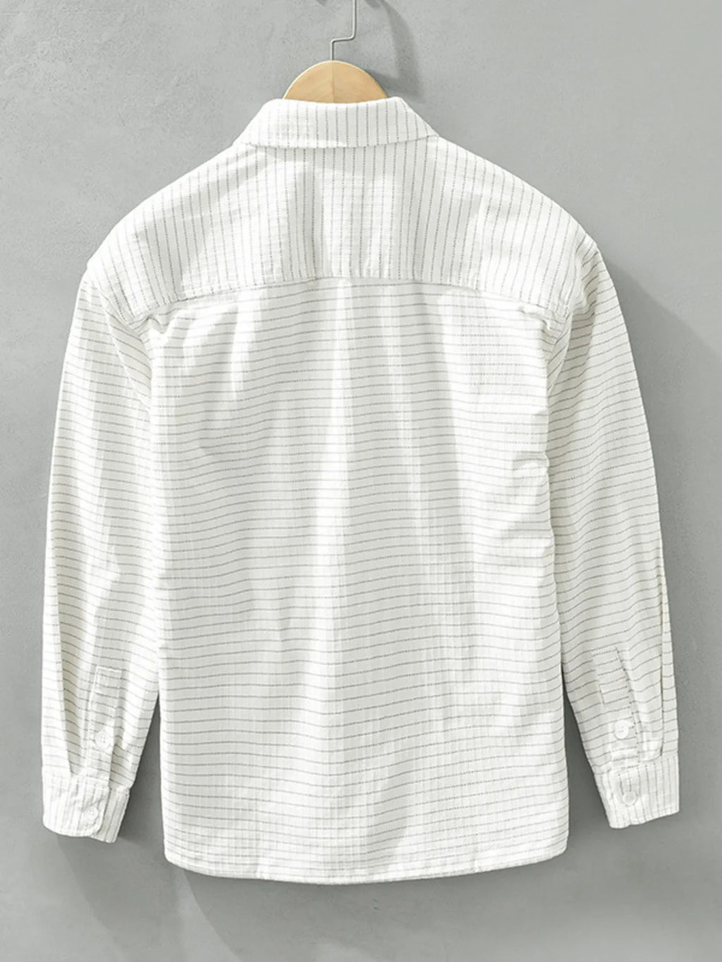 Men's Plus Size Button Up Long Sleeve Shirt
