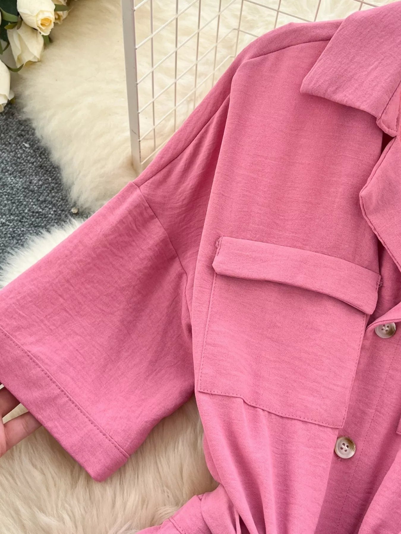 Tie Waist Wide Leg Jumpsuit