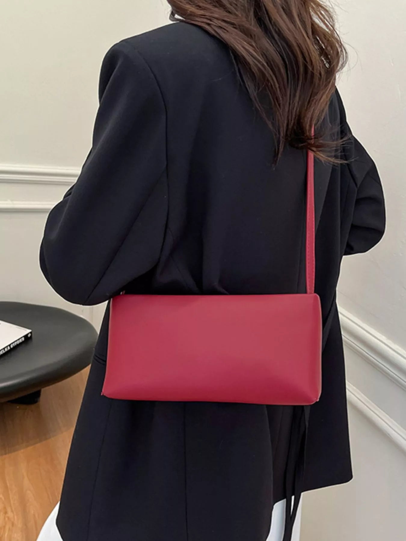 Leather Rectangular Shoulder Bag