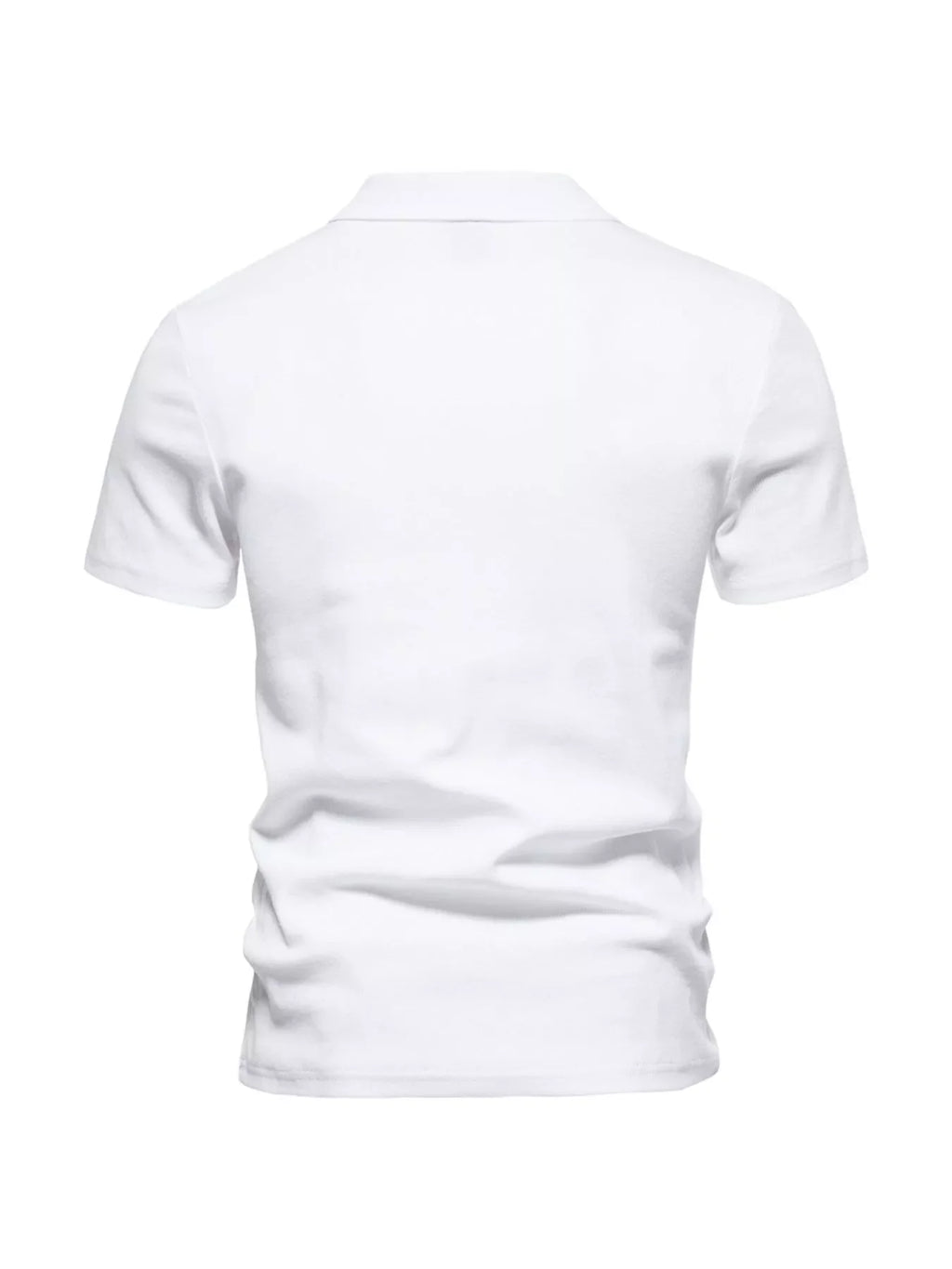 Men's Plus Size Casual Notched Short Sleeve Polo
