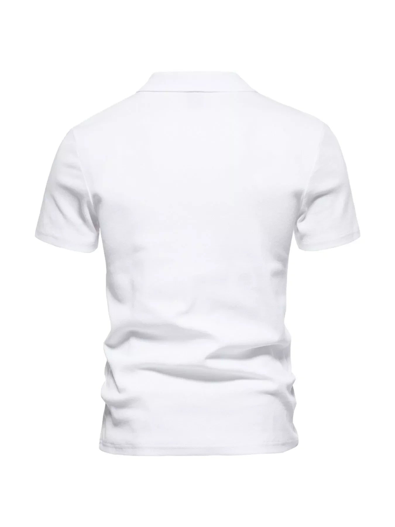 Men's Plus Size Casual Notched Short Sleeve Polo