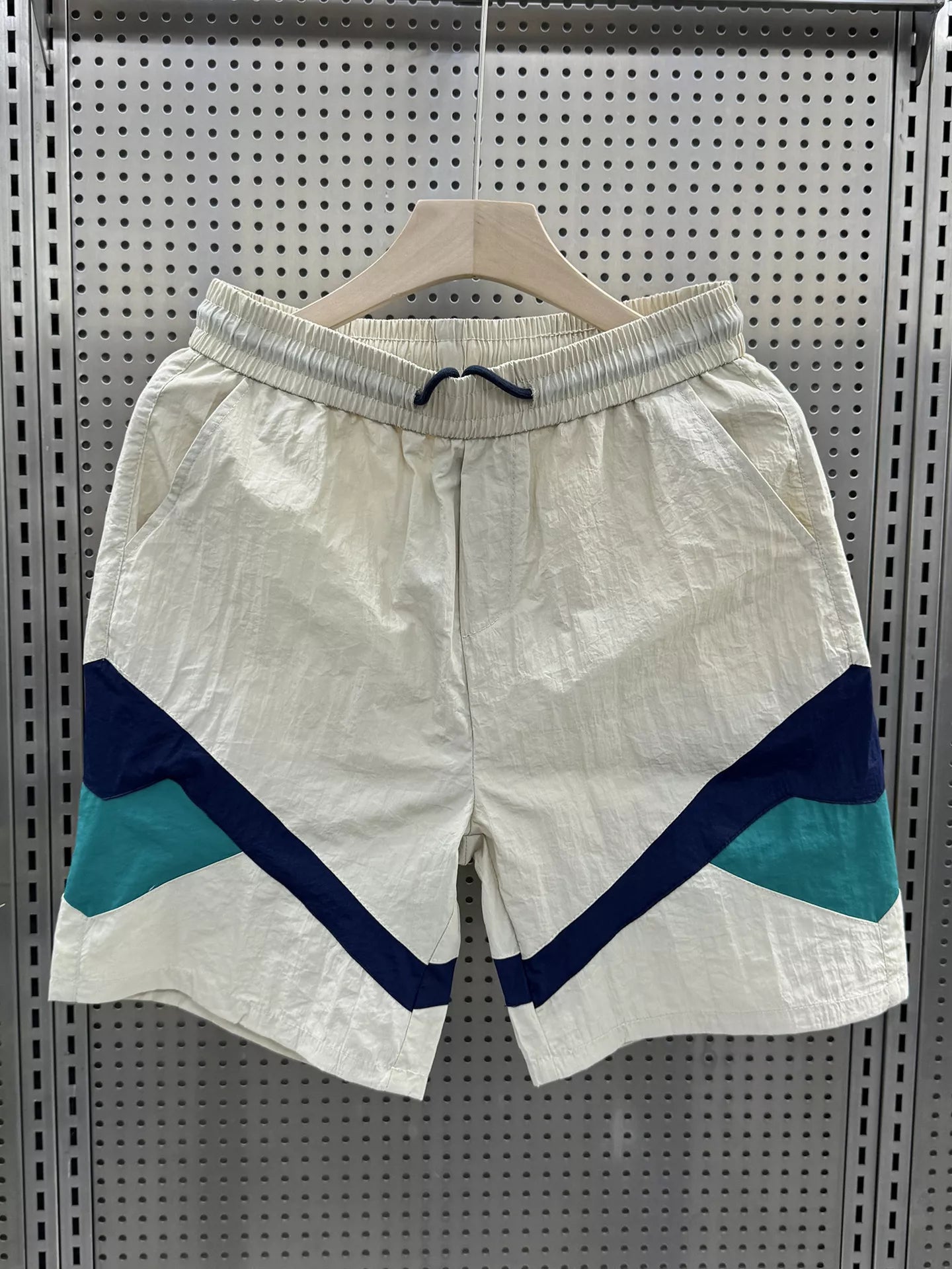 Men's Plus Size Color Block Lightweight Shorts