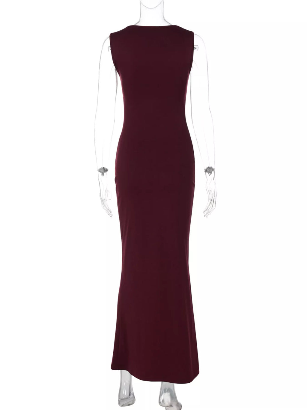 Square Neck Sleeveless Maxi Dress