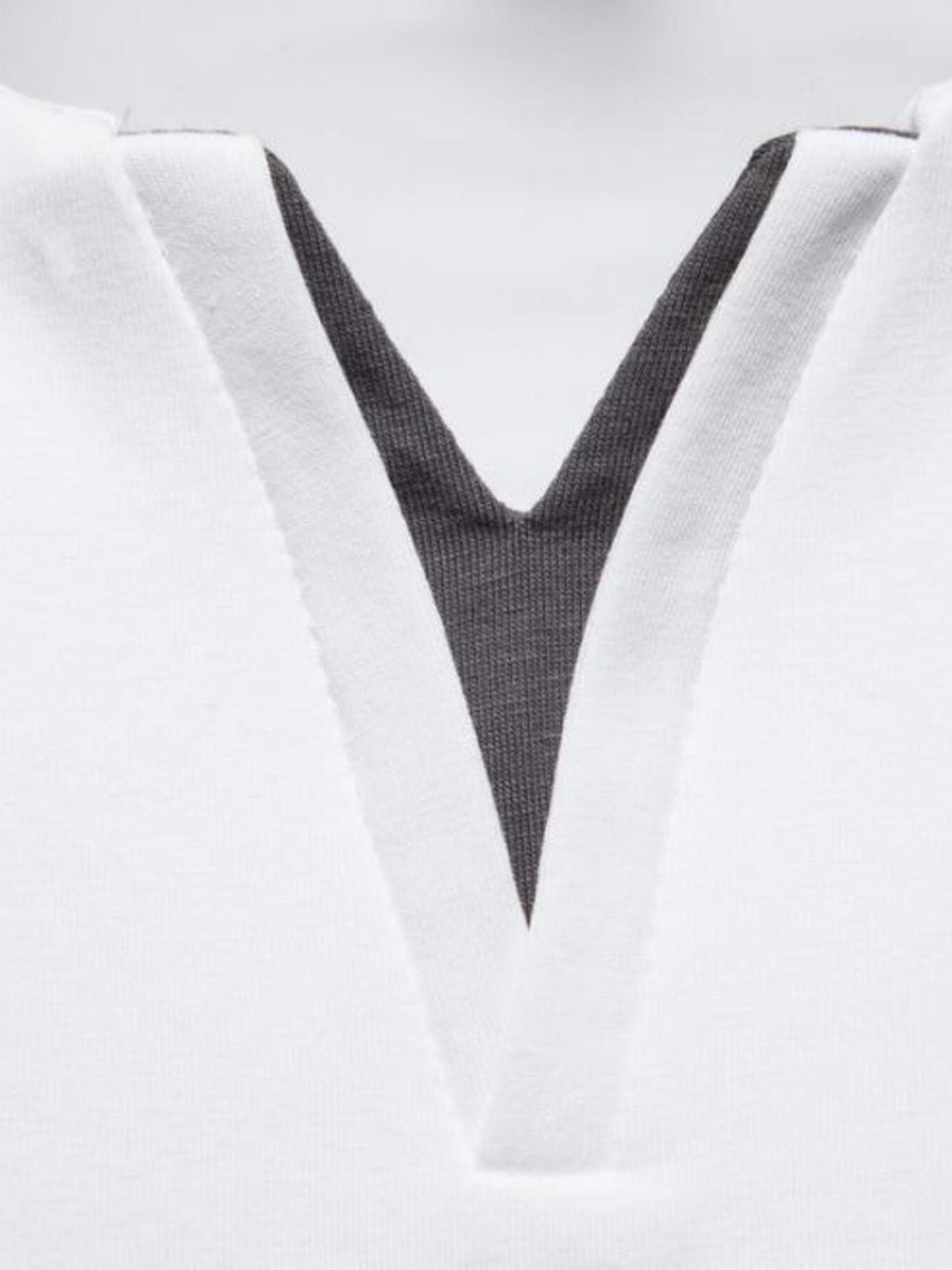 Men's Plus Size Slim Fit Notched Casual T-Shirt