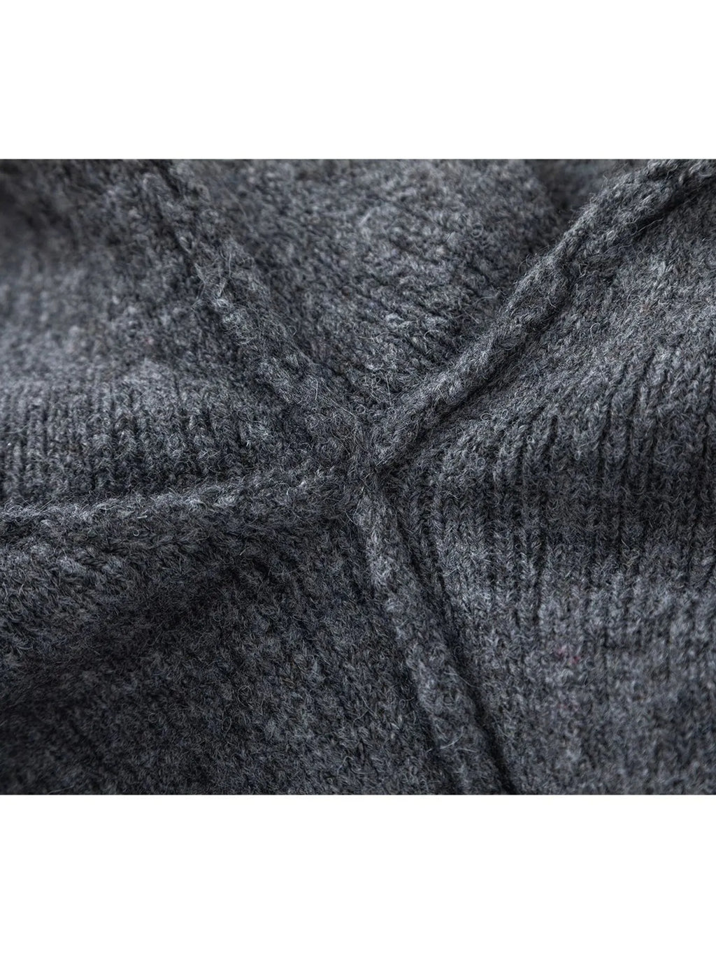 Men's Drawstring Ribbed Hooded Sweater