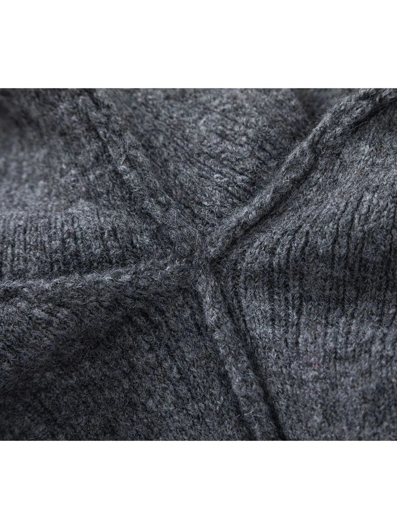 Men's Drawstring Ribbed Hooded Sweater