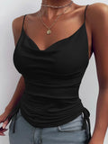 Side Drawstring Ruched Cami