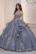 Ladivine 15741 Sweetheart Neckline Choker Strap Quinceanera Gown