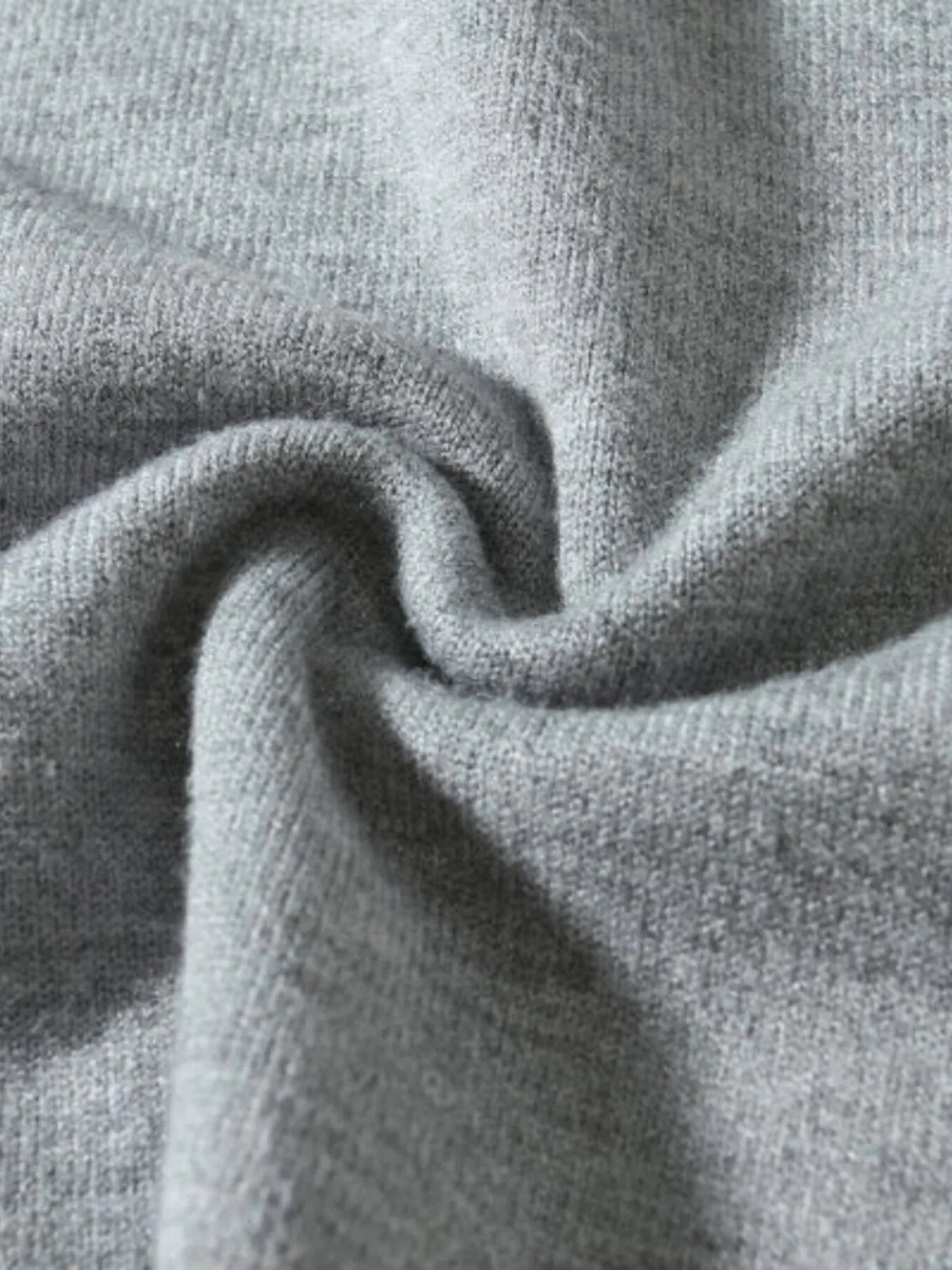 Men's Plus Size Ribbed Hem Long Sleeve Sweater