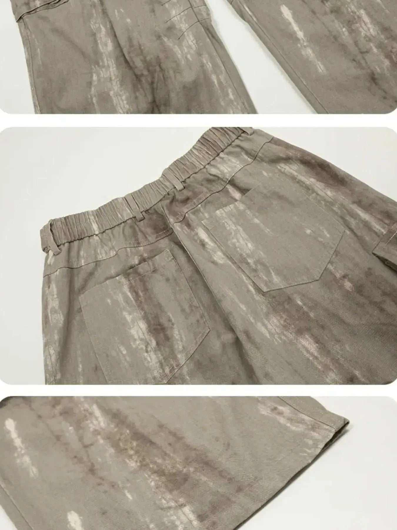 Men's Wide Leg Cargo Pants