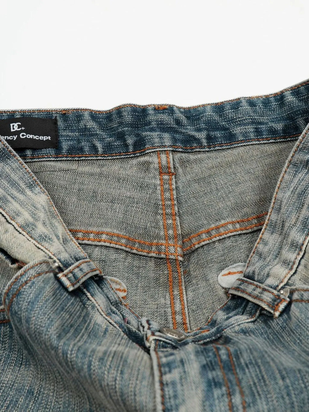 Men's Vintage Washed Baggy Jeans