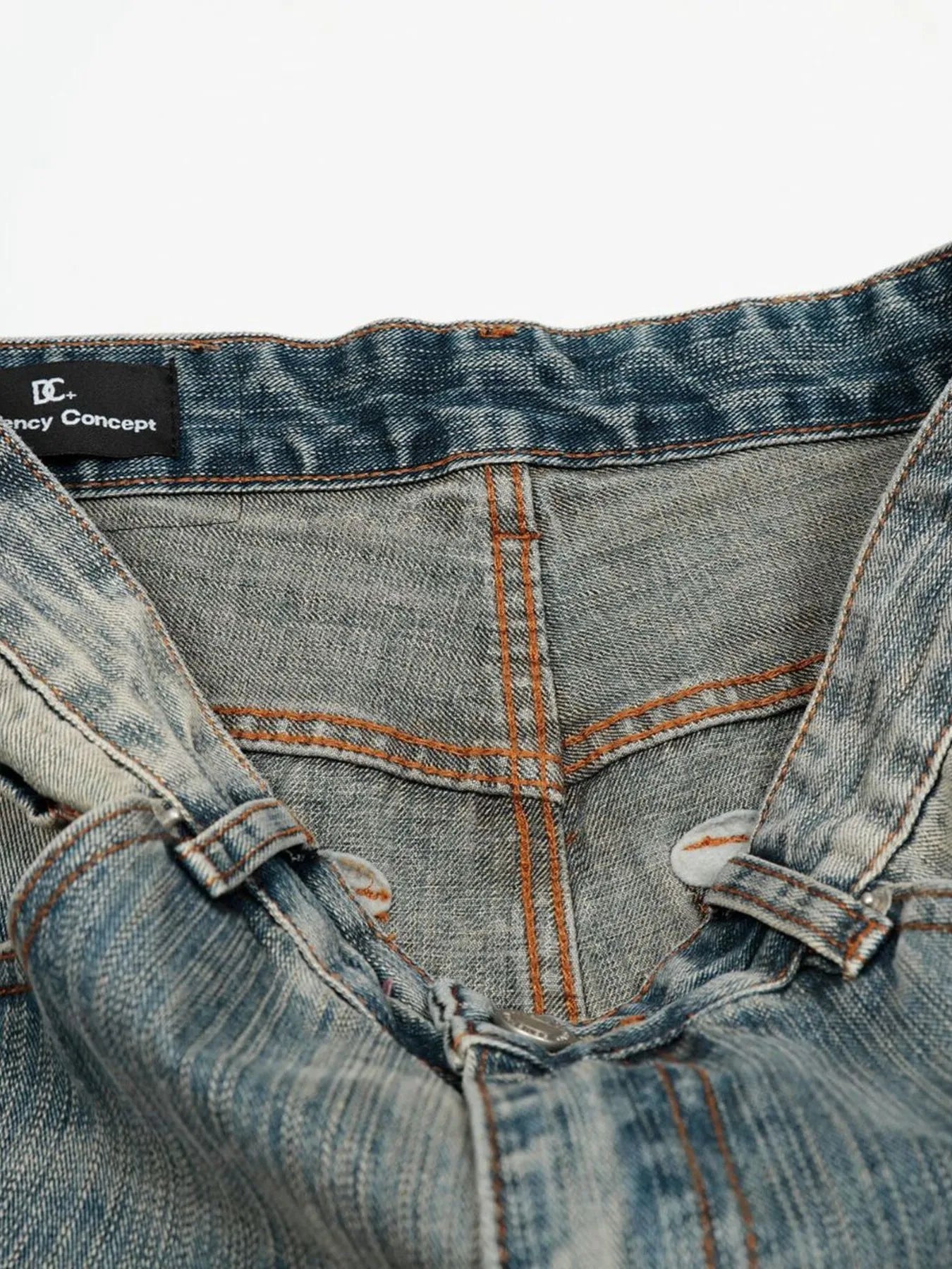 Men's Vintage Washed Baggy Jeans
