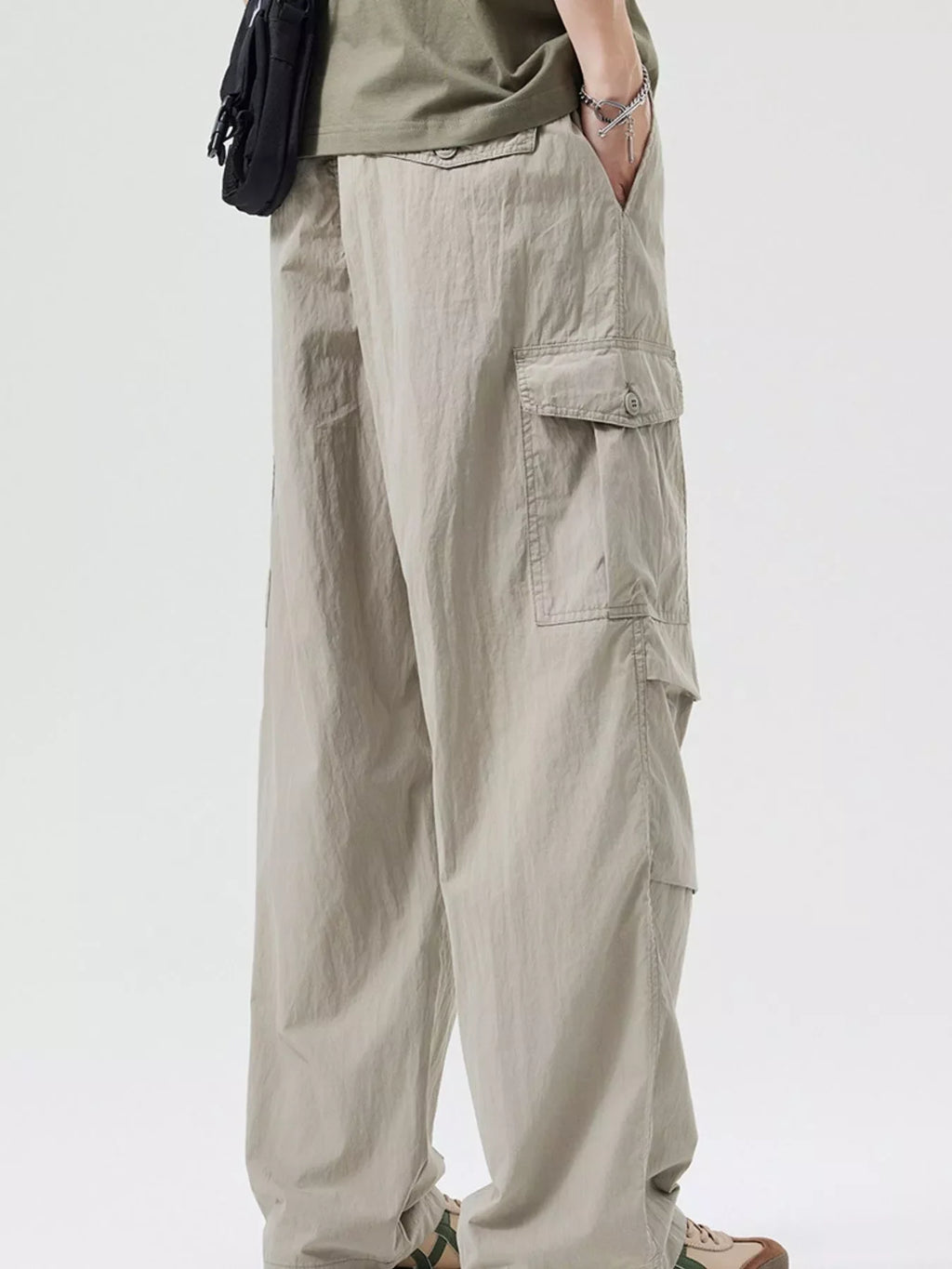 Men's Full Size Loose Fit Cargo Pants Plus Size