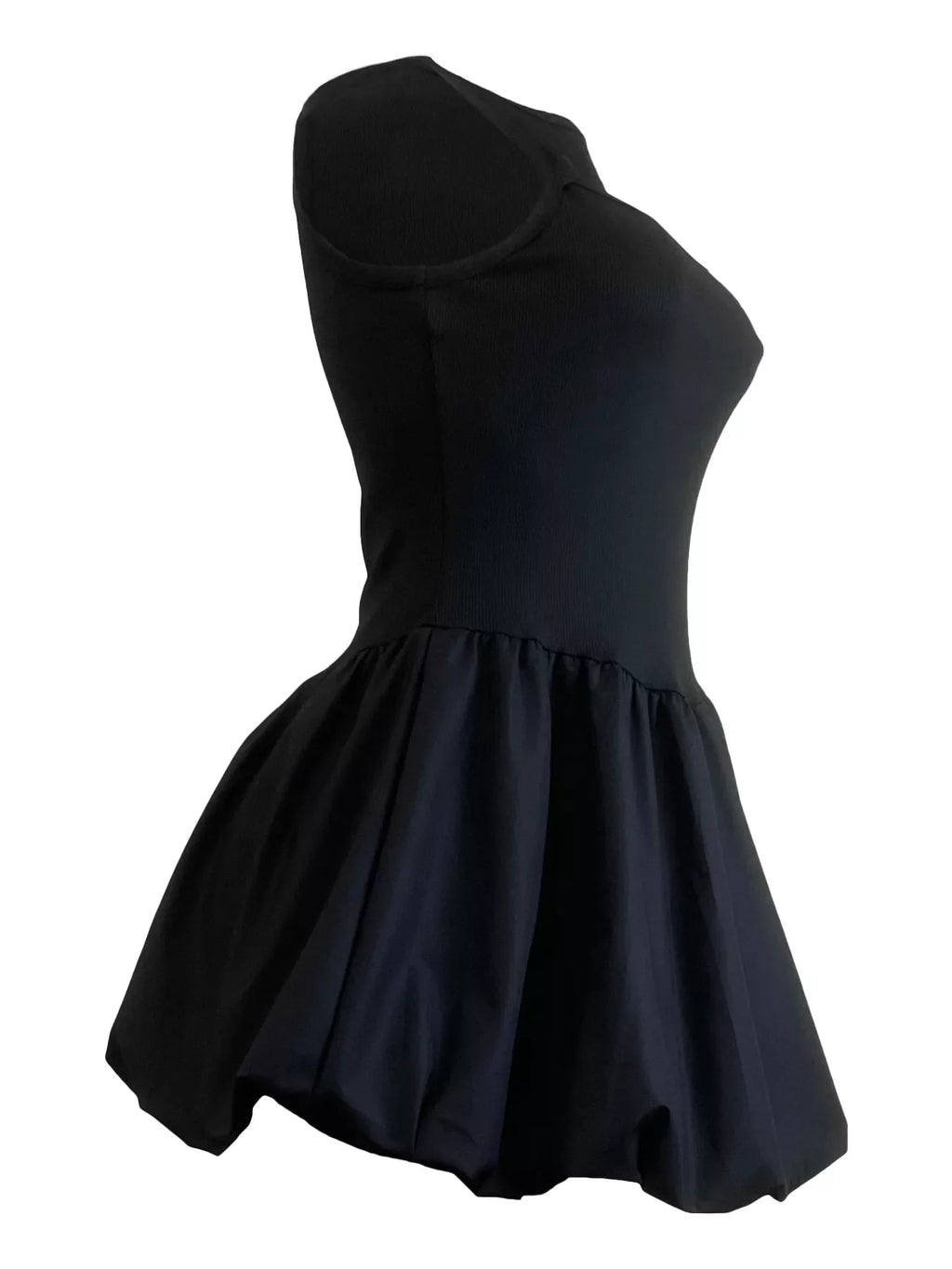 Cut-out Bubble Hem Dress