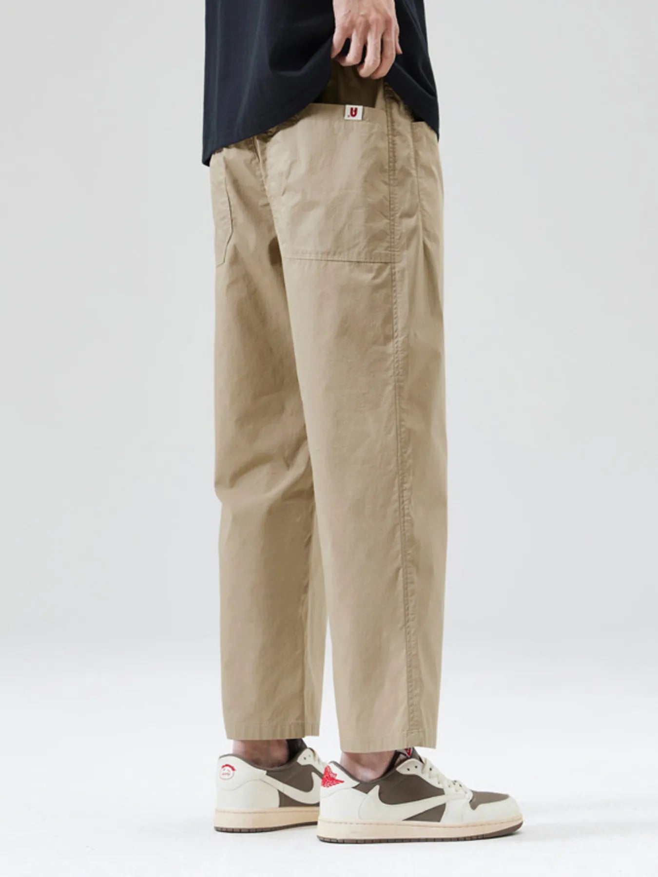 Men's Full Size Wide-Leg Casual Pants Plus Size