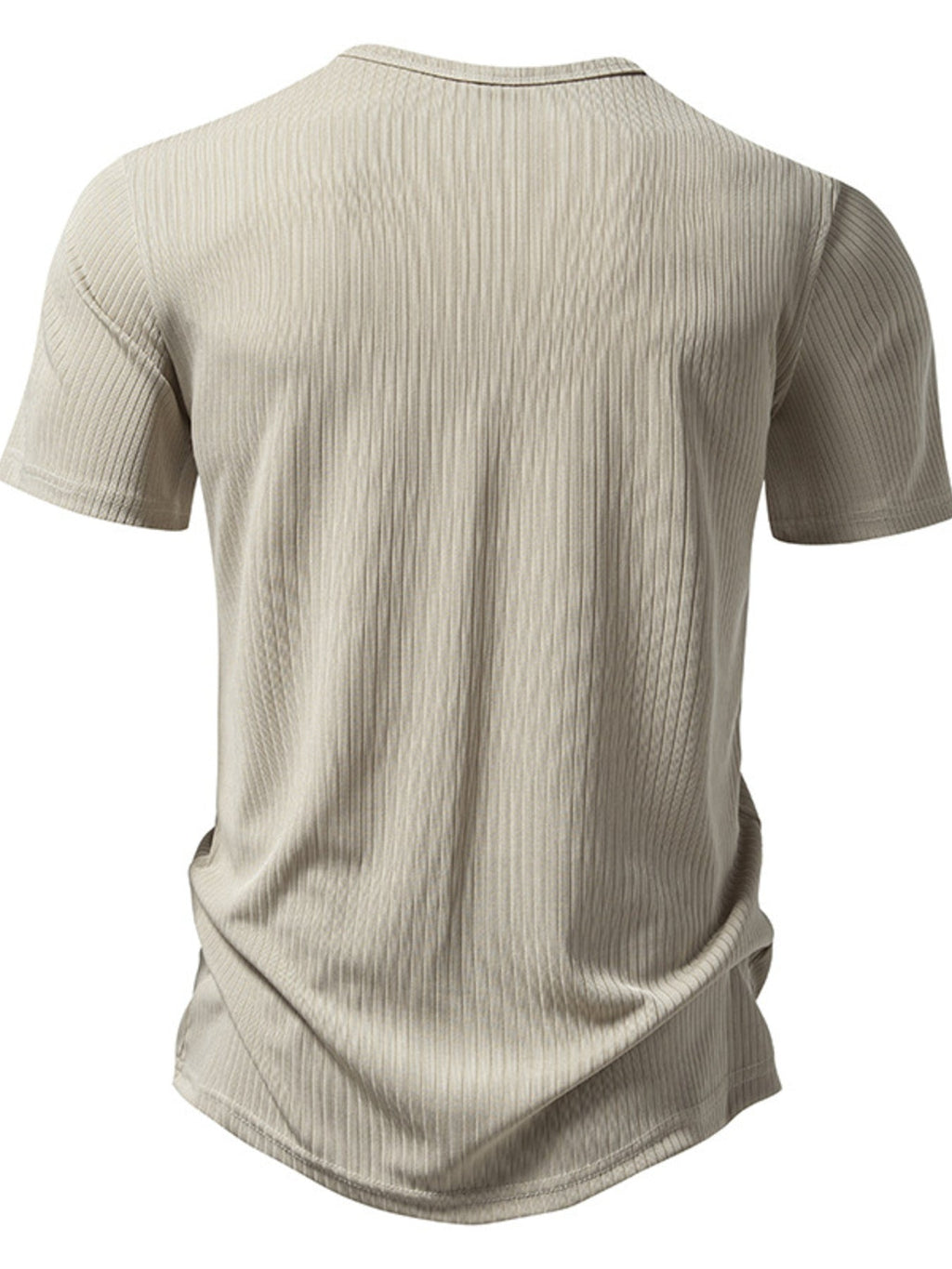 Men's Button Detail Short Sleeve T-Shirt