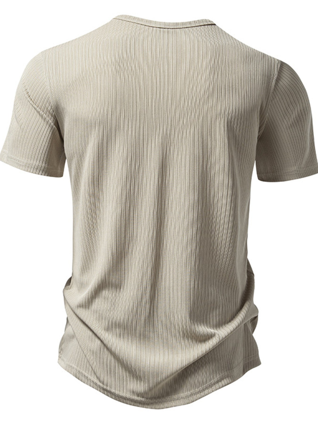 Men's Button Detail Short Sleeve T-Shirt