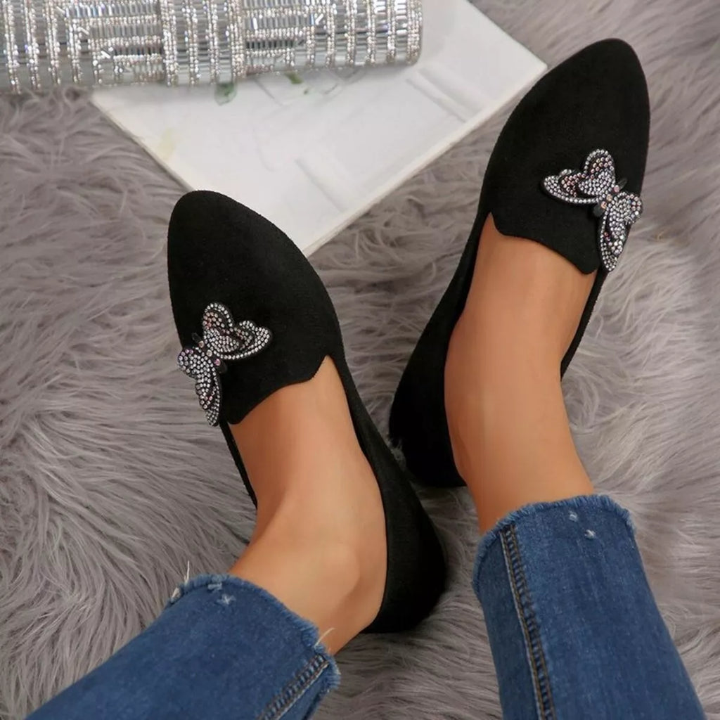 Butterfly Decor Slip-Ons