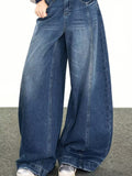Men's Full Size Wide Leg Jeans Plus Size