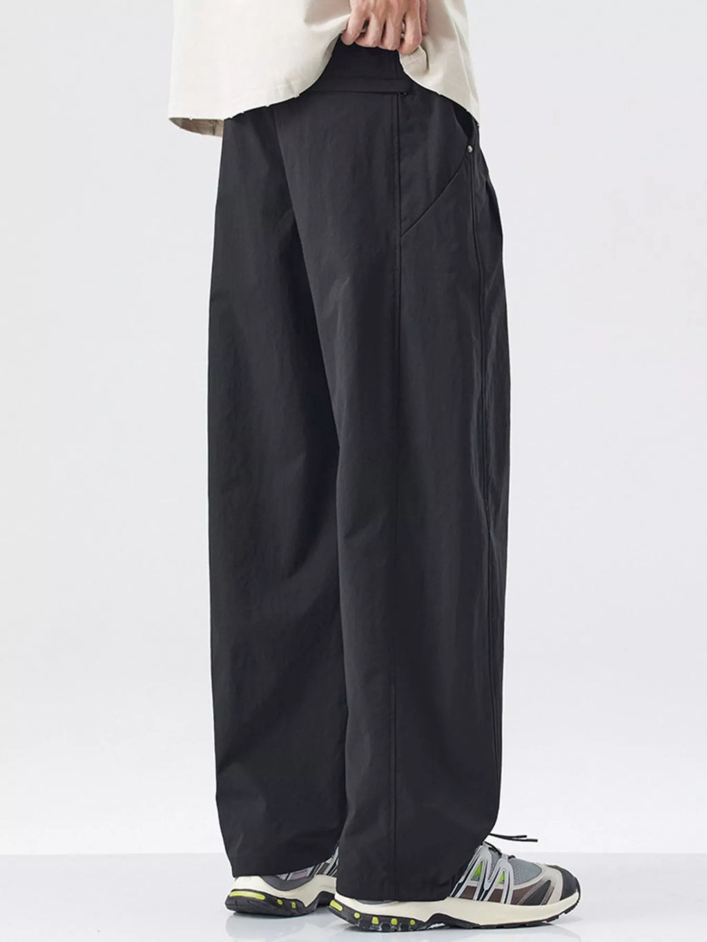 Men's Loose Fit Drawstring Cargo Pants