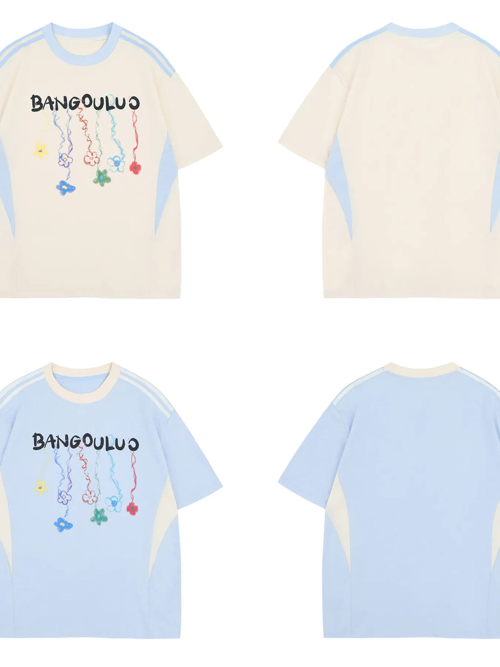 Men's Graphic Round Neck Short Sleeve T-Shirt
