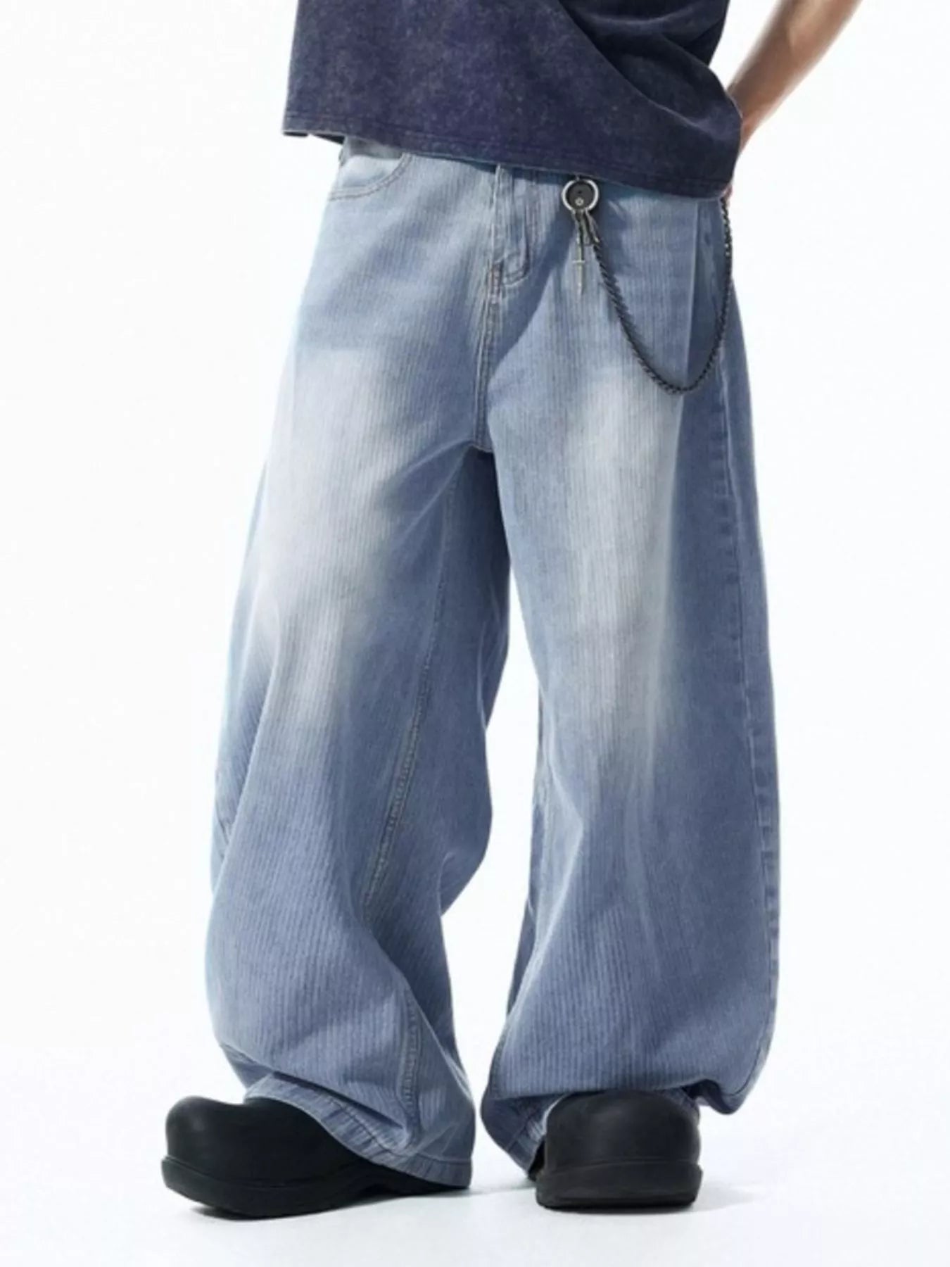 Men's Wide Leg Jeans