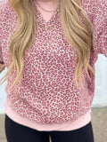 Leopard Long Sleeve Relaxed Fit Sweatshirt
