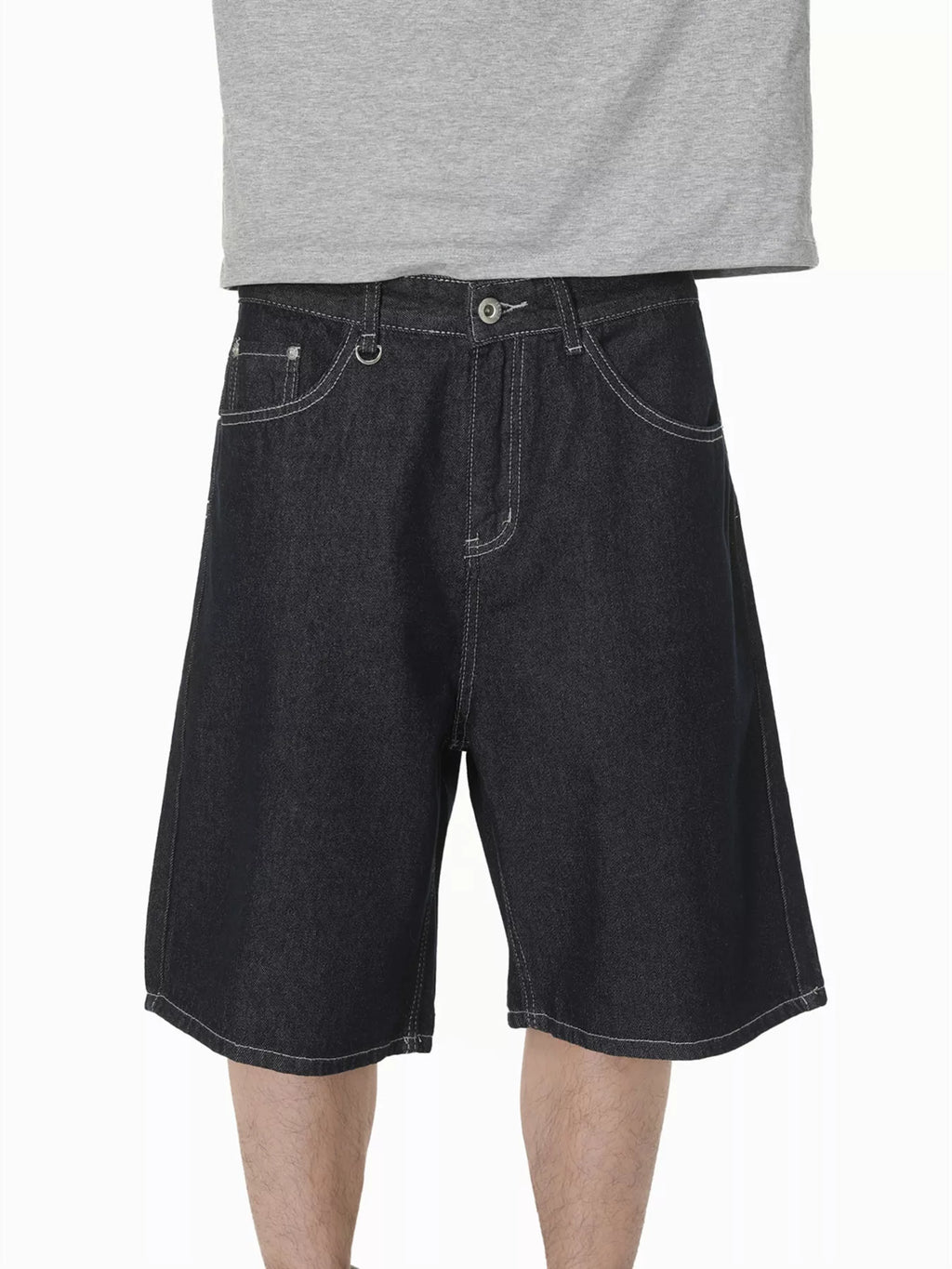 Men's Loose Fit Denim Shorts