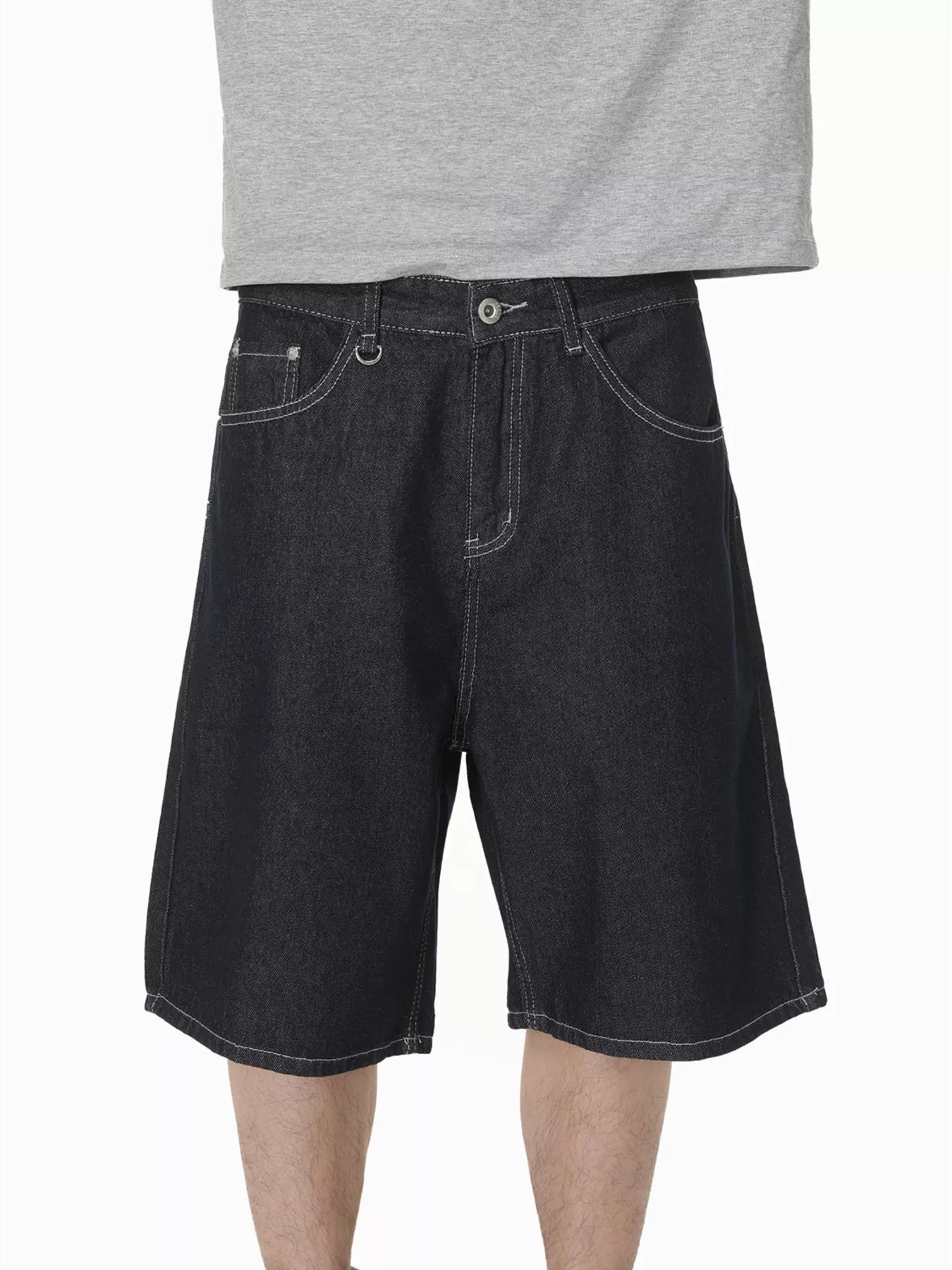 Men's Loose Fit Denim Shorts