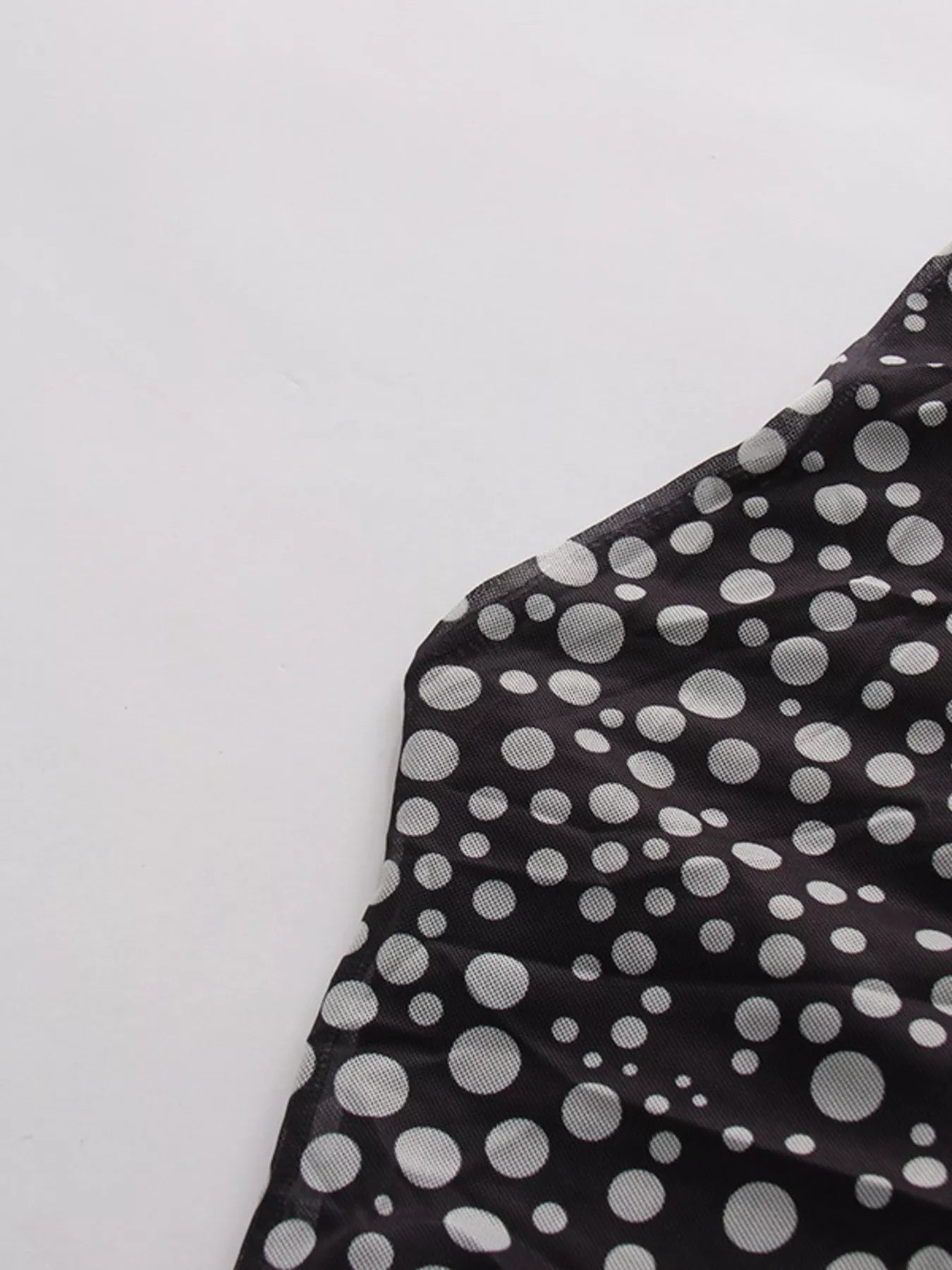 Halter Neck Polka Dot Maxi Dress