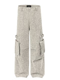 Men's Wide Leg Cargo Jeans