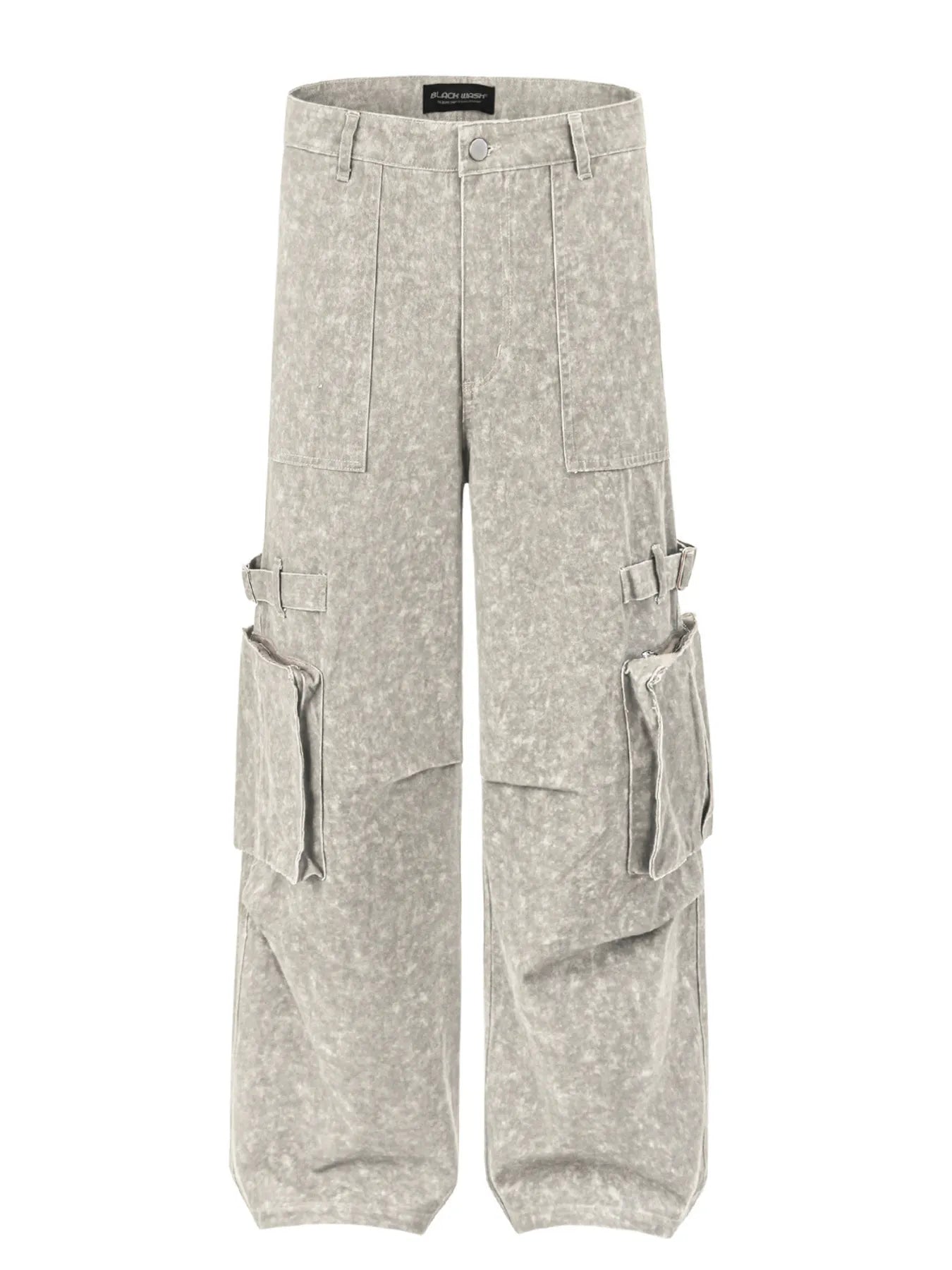Men's Wide Leg Cargo Jeans