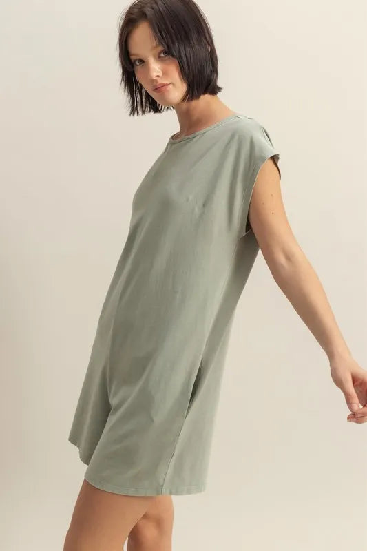 HYFVE Round Neck Cap Sleeve Relaxed Fit Breezy Romper
