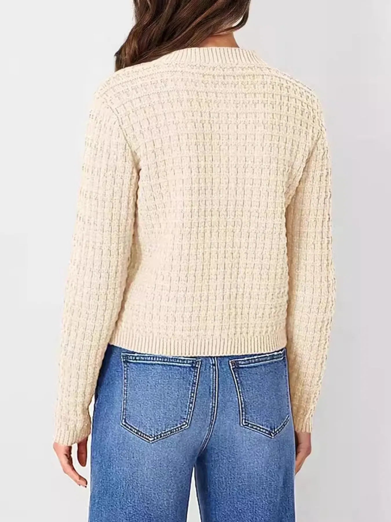 Button-Up Long Sleeve Cardigan