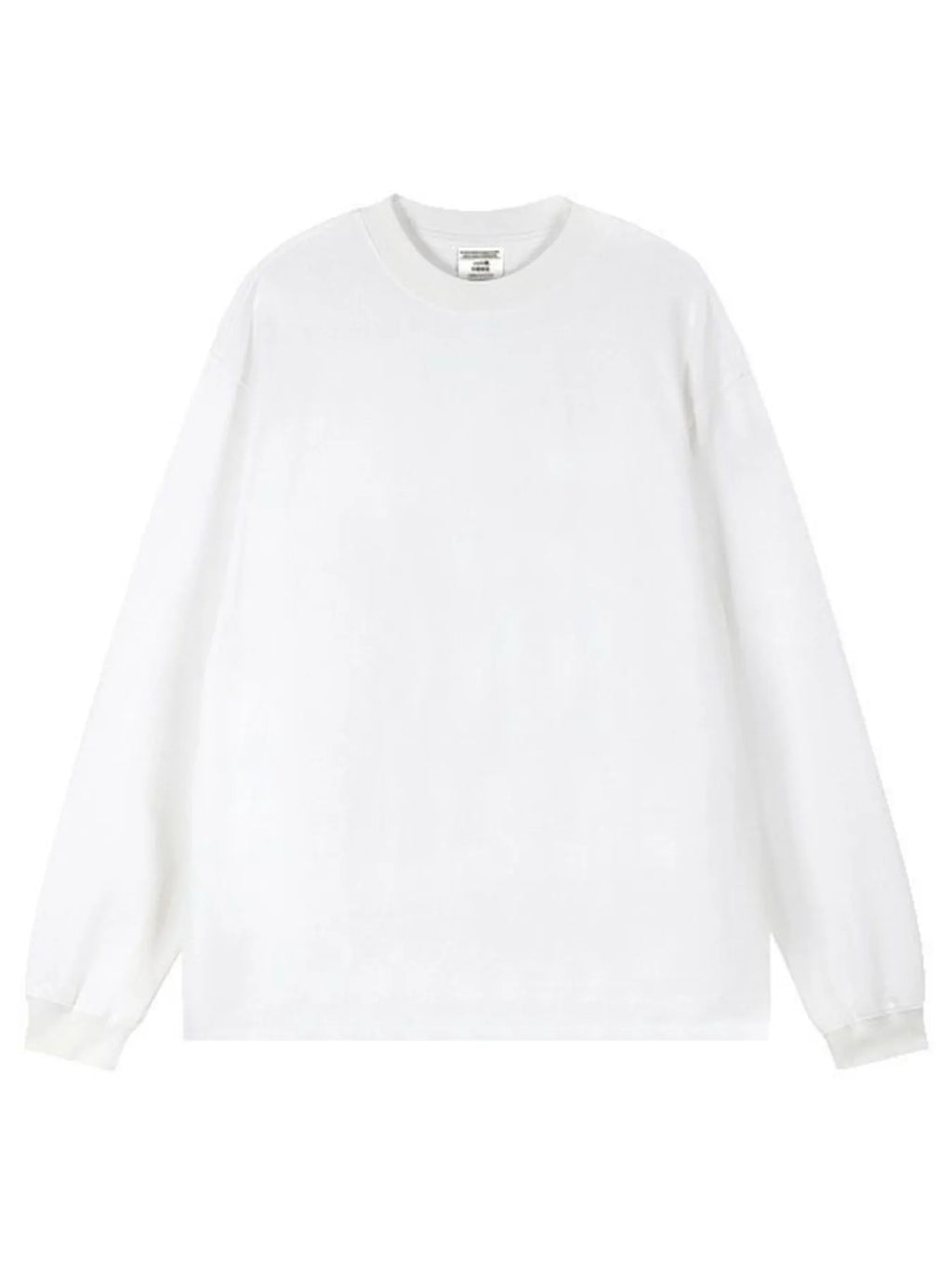 Men's Plus Size Round Neck Long Sleeve T-Shirt