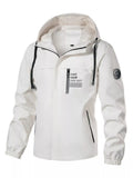 Men's Plus Size Waterproof Hooded Outdoor Jacket