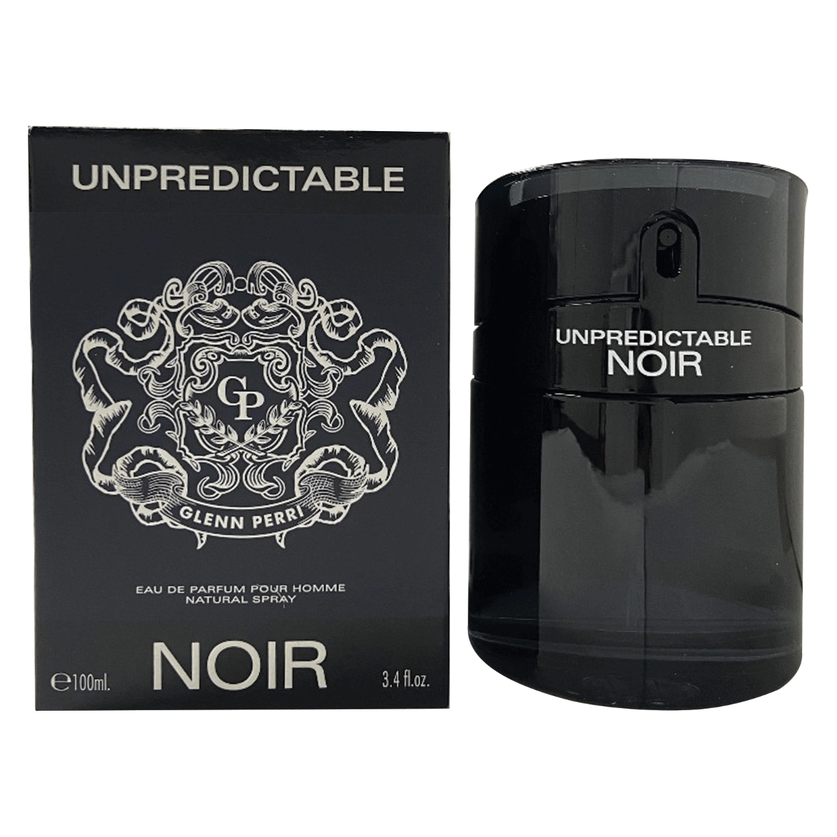 Unpredictable Noir by Glenn Perri Eau De Parfum for Men 3.4 oz