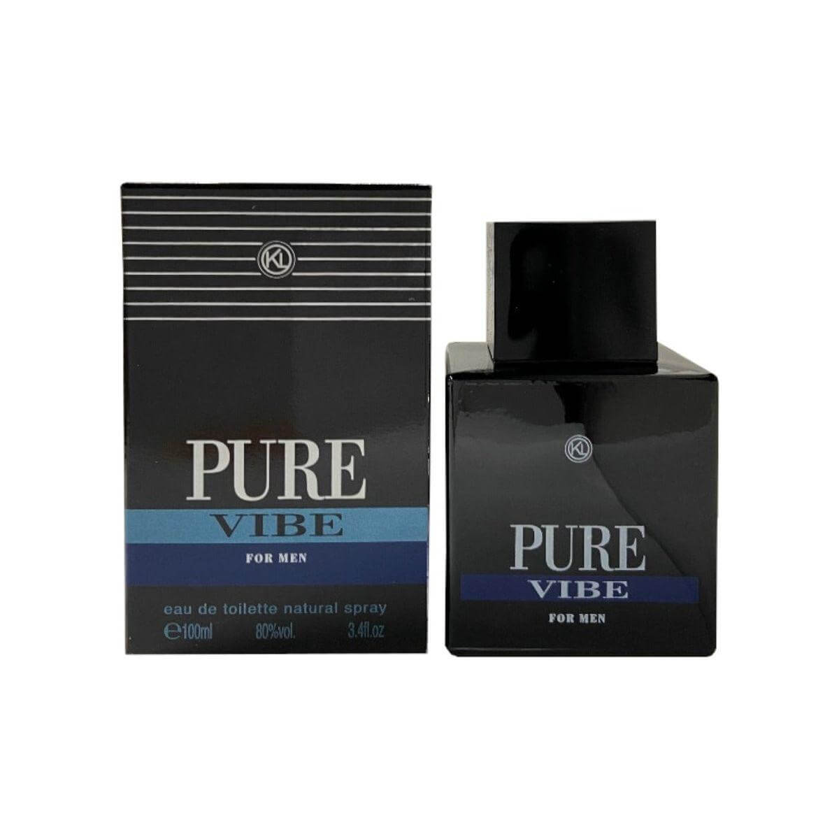 Pure Vibe by Karen Low EDT Spray for Men 3.4 oz