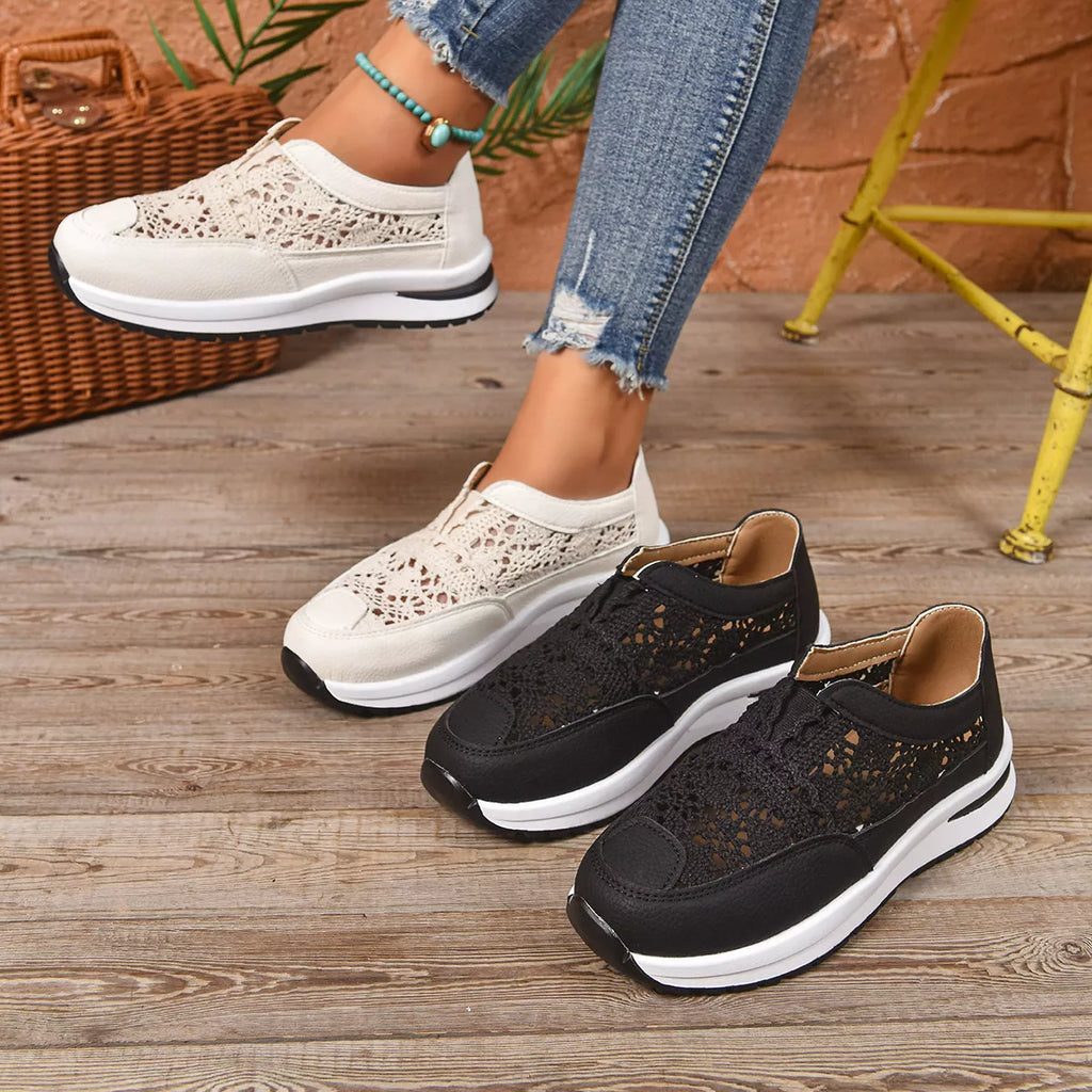 Breathable Round Toe Slip-Ons