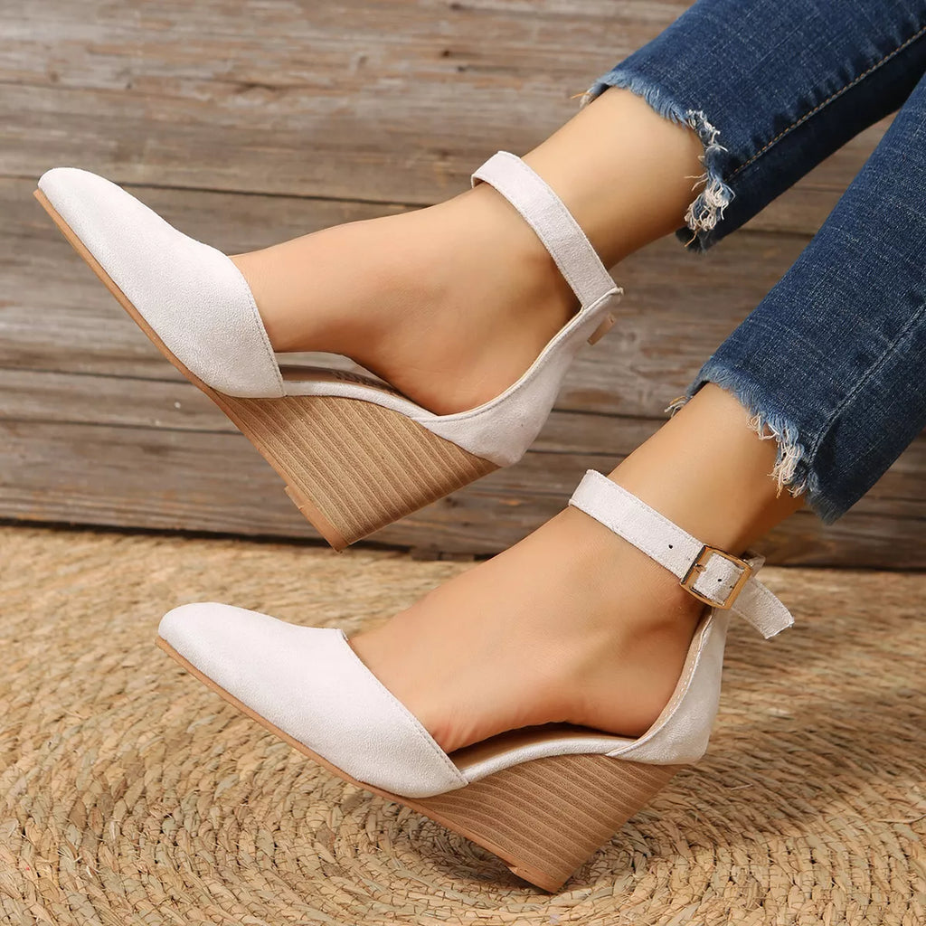 Point Toe Wedge Sandals