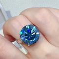 10 Carat 925 Sterling Silver Moissanite Ring