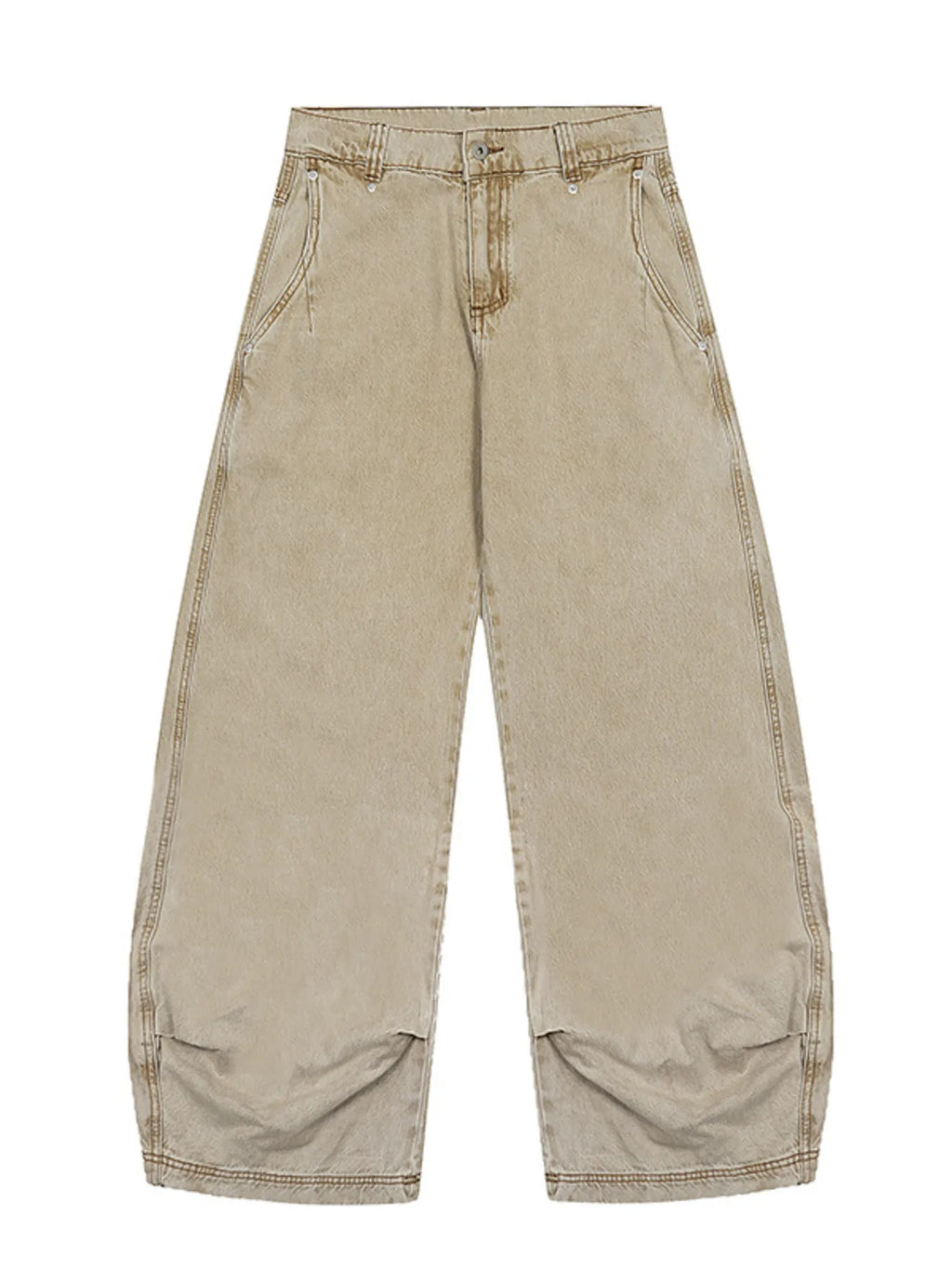 Men's Full Size Wide-Leg Relaxed Fit Jeans Plus Size