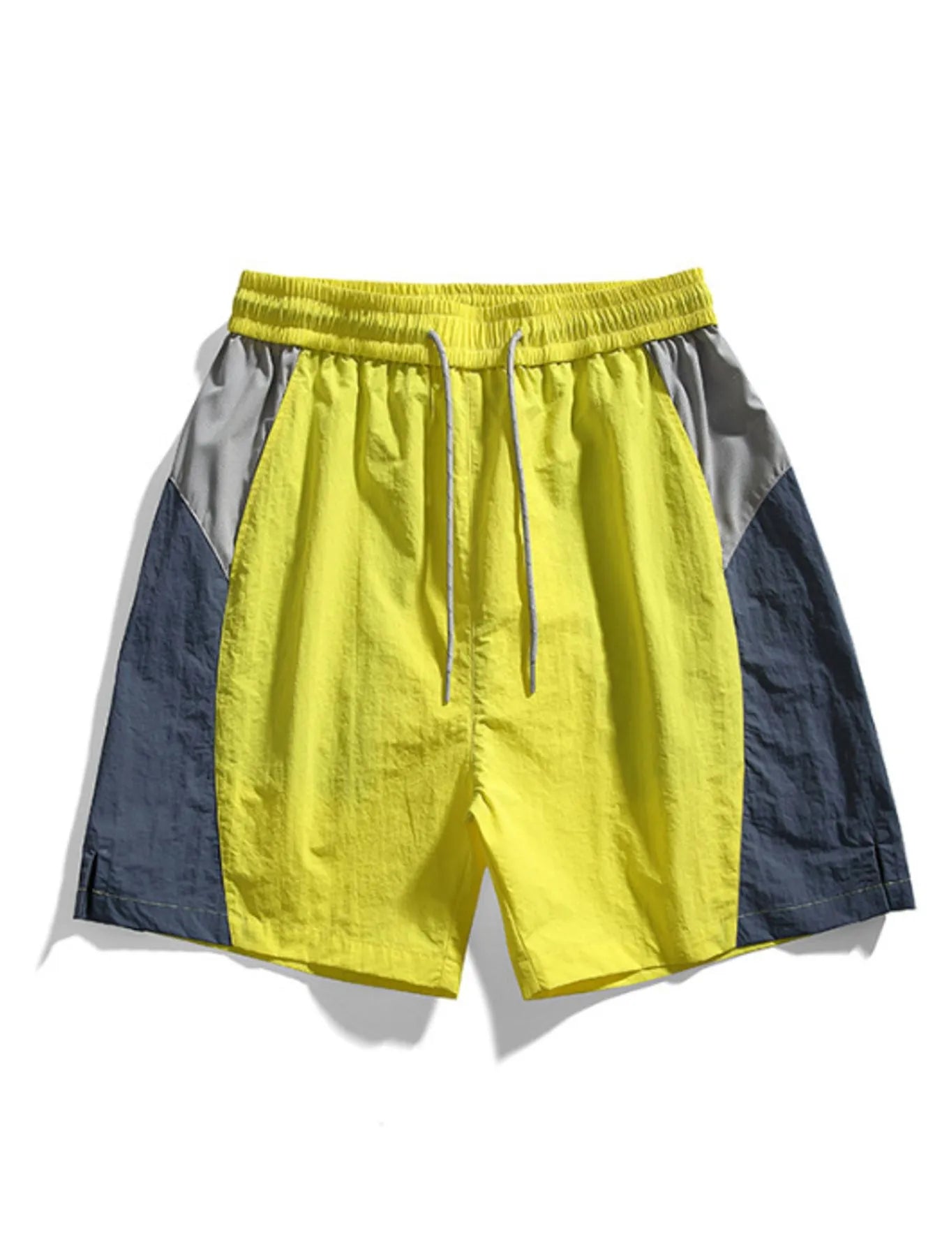 Men's Drawstring Color Block Shorts