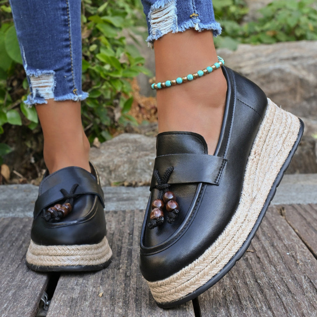 Round Toe Slip-Ons